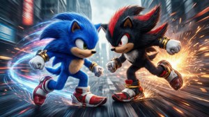 Sonic vs Shadow Race