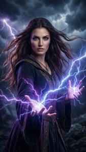 Sorceress Lightning Storm