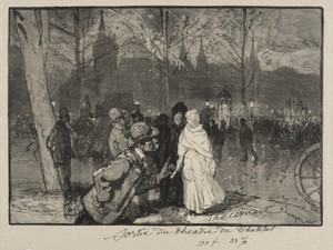 Sortie du Théâtre du Chatelet