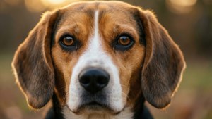 Soulful Beagle Portrait