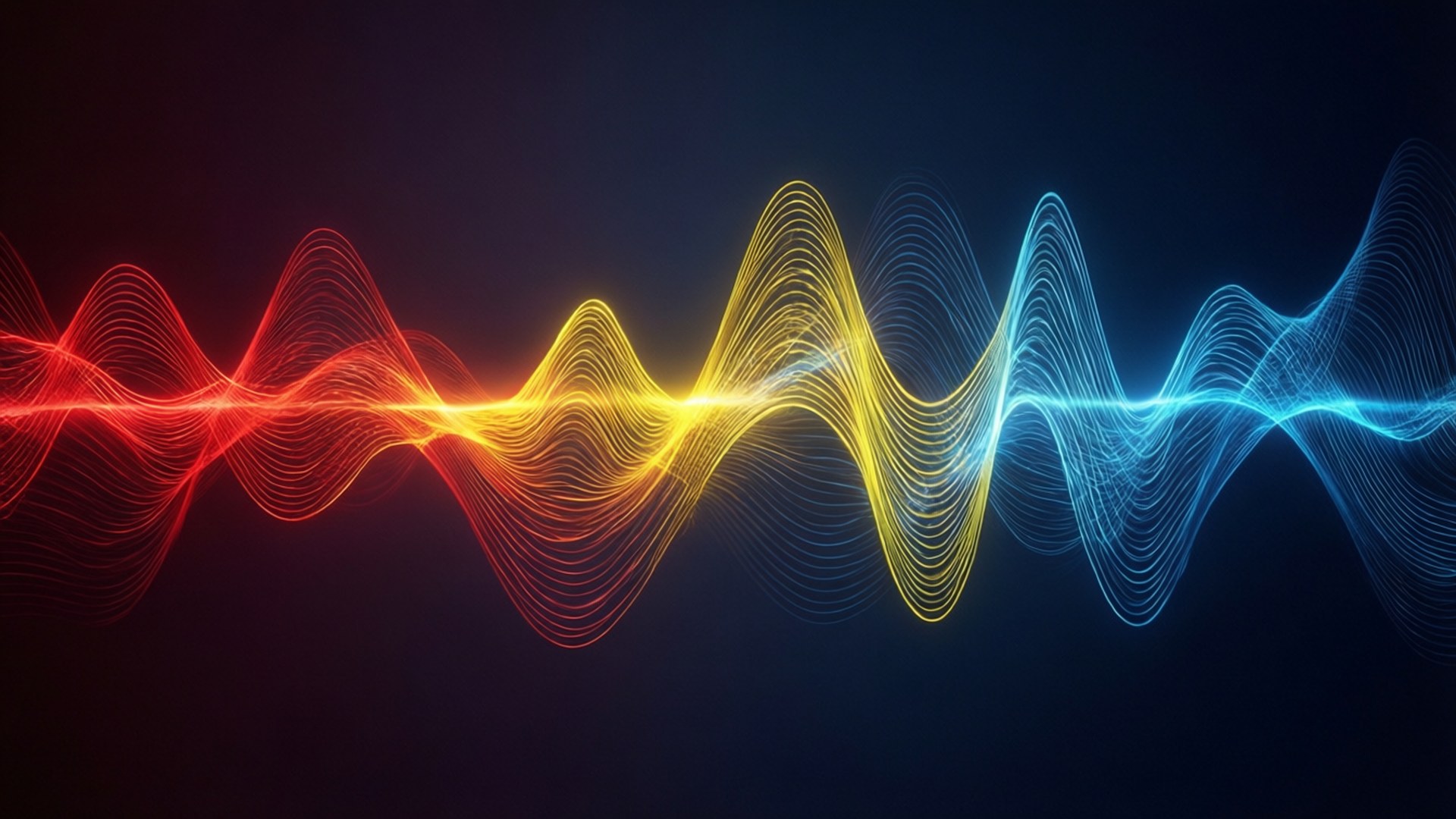 Sound Wave Abstract by Wallpapers.art Studio