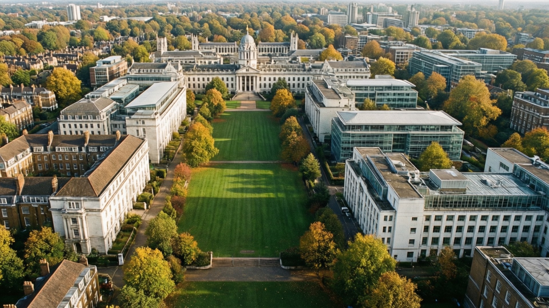 South Kensington Aerial by Wallpapers.art Studio