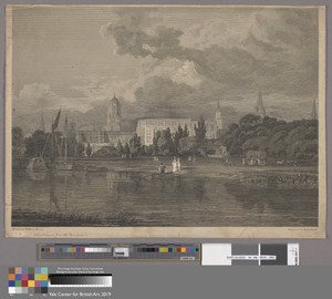 South View of Christ Church, &c. from the Meadows