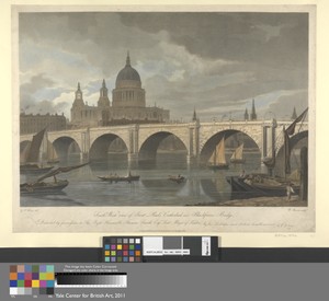 South West View of St. Paul's Cathedral and Blackfriars Bridge