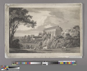 Southeast View of Remains of King John's Palace at Eltham in Kent