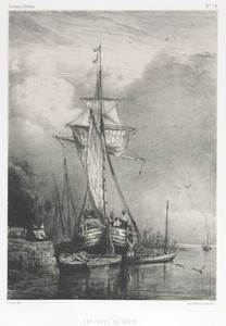 Souvenirs d' Artistes (No. 78): Six Marines: Environs de Rouen