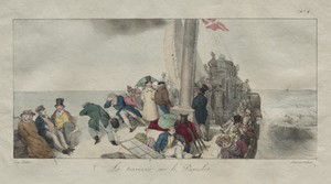 Souvenirs of London:  Crossing on the Packet Boat