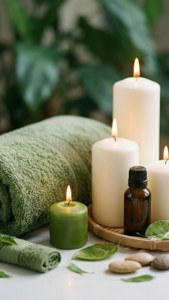 Spa Relaxation Setup