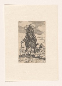 Spaans edelman in een landschap