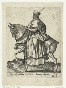 Spaanse raadsheer te paard