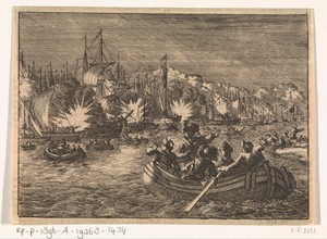 Spaanse vloot op de Schelde door Hollanders veroverd en verbrand, 1631