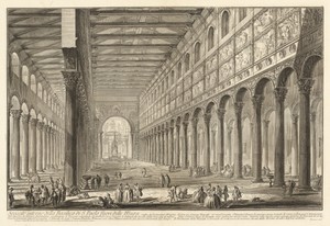 Spaccato interno della Basilica di S. Paolo fuori delle Mura