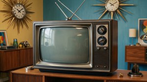 Space Age TV Atomic Decor