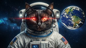 Space Cat Astronaut