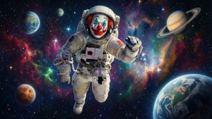 Space Clown Astronaut