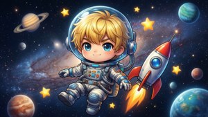Space Explorer Chibi