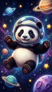 Space Explorer Panda