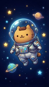 Space Explorer Pusheen