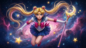 Space Journey Sailor Moon