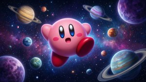 Space Kirby Face