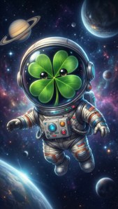 Space Shamrock Astronaut