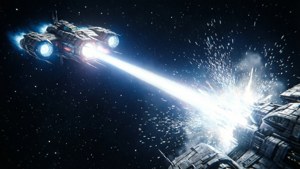 Spaceship Laser Battle