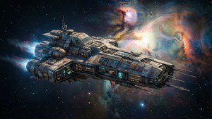 Spaceship Quasar Encounter