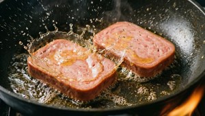 Spam Frying Splash