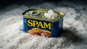Spam in Salt Bed