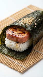 Spam Musubi on Mat