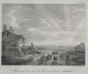 Spanish Campaign:  A Building Fortified by the French near Valladolid