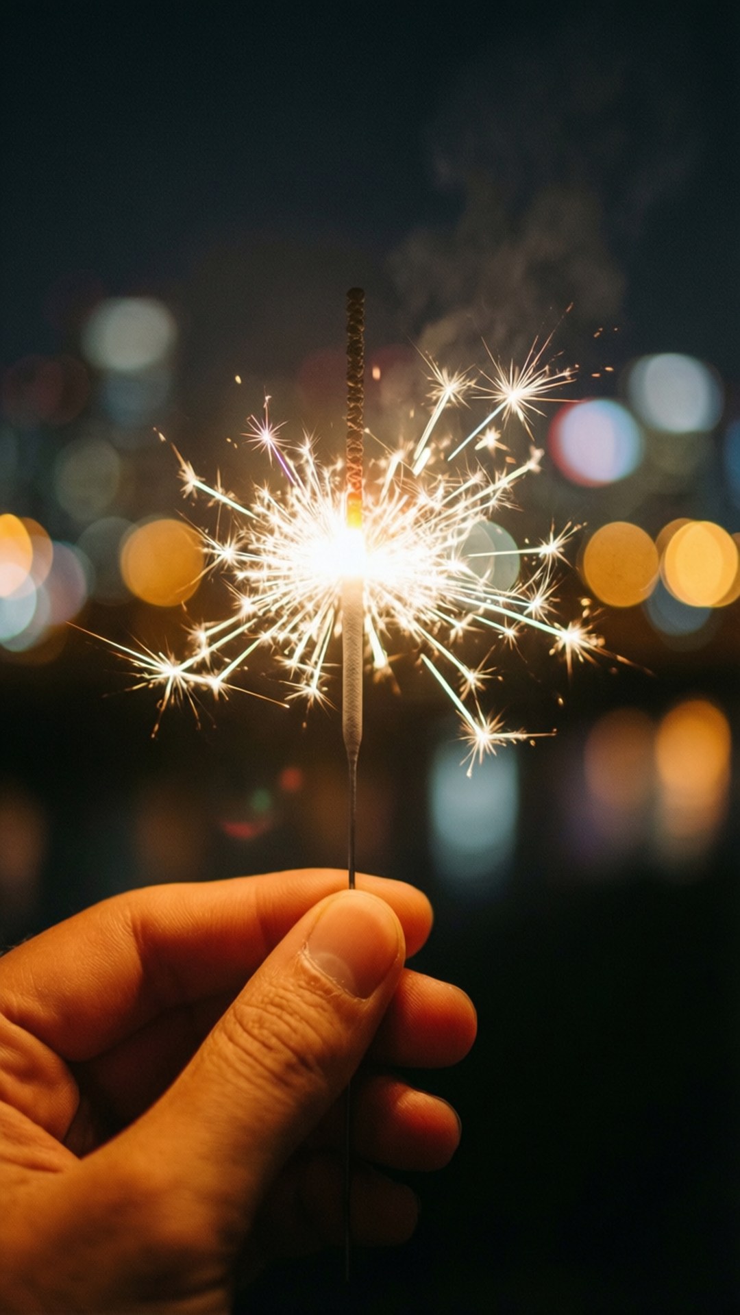 Sparkler in Hand by Wallpapers.art Studio