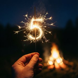 Sparkler Writing 5