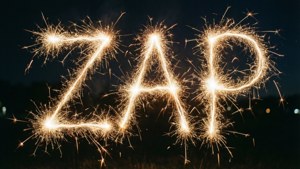 Sparkler Zap Text