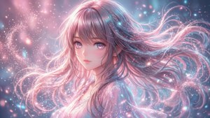Sparkling Anime Girl
