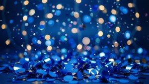 Sparkling Blue Night