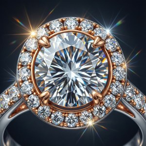 Sparkling Diamond Ring