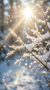 Sparkling Snow Bokeh