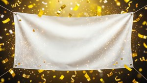 Sparkling White Banner