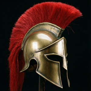 Spartan Helmet Close-Up