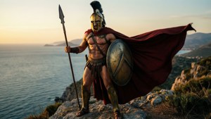 Spartan on the Cliff