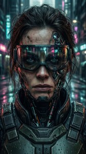 Spectre in Neon Rain