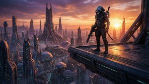 Spectre Overlooking Citadel