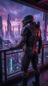 Spectre Overlooking Citadel