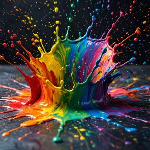 Spectrum Paint Splash