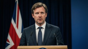 Speech at Podium