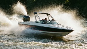 Speedboat River Wake