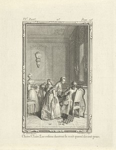 Spelletjes spelend gezelschap in een interieur