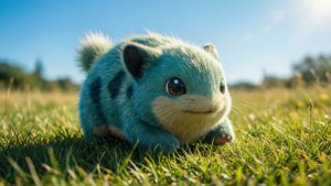 Spheal Rolling in Grass