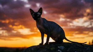 Sphynx at Sunset